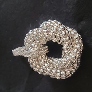 Braided Silverstone pendant